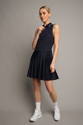 Le devant de Robe de golf courte bleu marine de Dansaert Golf Club pour Femmes