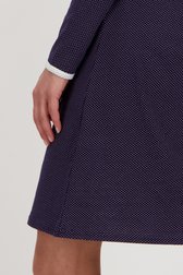 Robe de nuit bleue avec un fin motif à pois de Götzburg pour Femmes