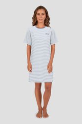 Robe de nuit rayée bleu et blanc de Tom Tailor pour Femmes