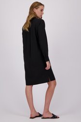 Robe en lin noir de Liberty Island pour Femmes