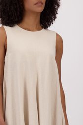 Robe évasée beige clair en lin de JDY pour Femmes
