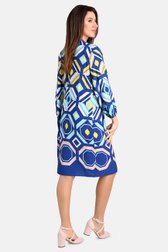 Le dos de Robe imprimée bleue de Bicalla pour Femmes