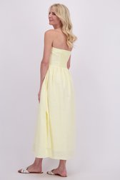 Le dos de Robe jaune sans manches de AC by Annelien Coorevits pour Femmes