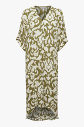 Robe large à imprimé beige-olive-vert de Fransa pour Femmes