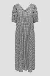 Photo produit 1 de Robe longue à motif à carreaux noir et blanc de JDY pour Femmes