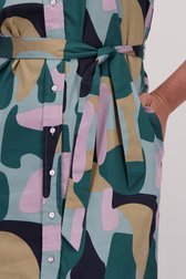 Détail de Robe longue avec imprimé graphique coloré de Libelle pour Femmes