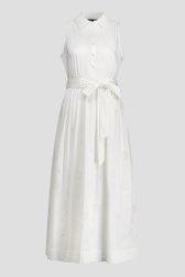 Photo produit 1 de Robe longue blanche avec broderie anglaise de AC by Annelien Coorevits pour Femmes