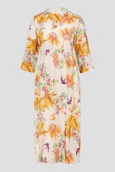 Robe longue en lin avec imprimé floral coloré  de Diane Laury pour Femmes