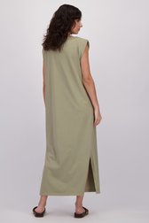Le dos de Robe longue vert grisé de Louise pour Femmes