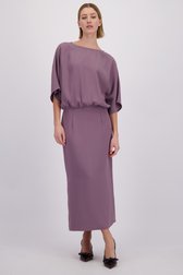 Le devant de Robe longue violette de D'Auvry pour Femmes