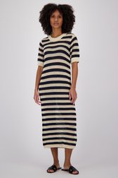 Robe midi beige à motif rayé bleu de JDY pour Femmes