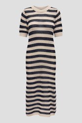 Robe midi beige à motif rayé bleu de JDY pour Femmes