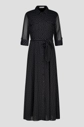 Robe noire à pois de D'Auvry pour Femmes