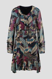 Robe noire avec imprimé feuillage de More & More pour Femmes