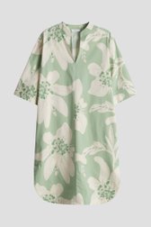 Robe vert clair à imprimé floral écru de Opus pour Femmes