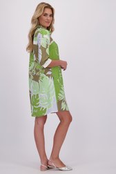 Le dos de Robe verte à imprimé feuillage de Libelle pour Femmes