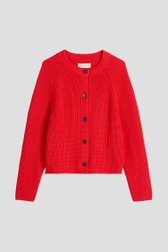 Productfoto 1 van Rode gebreide cardigan door Marc O'Polo voor Dames