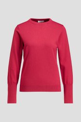 Productfoto 1 van Rode trui met ronde hals door Liberty Island voor Dames