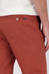 Roestbruine chino - Louisiana - Regular fit van Brassville voor Heren