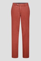 Roestbruine chino - Louisiana - Regular fit van Brassville voor Heren
