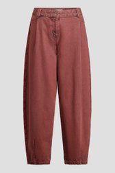 Productfoto 1 van Roestrode jeans- Barrel fit - 7/8 lengte  door Liberty Island Denim voor Dames
