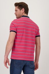Rood-blauw gestreepte polo van Dansaert Blue voor Heren