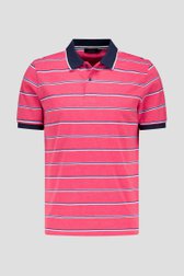 Rood-blauw gestreepte polo van Dansaert Blue voor Heren