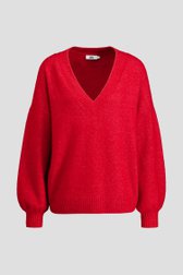 Productfoto 1 van Rood gemêleerde trui door Louise voor Dames