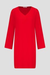 Rood kleedje met lange mouwen van D'Auvry voor Dames