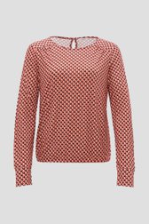 Rood T-shirt met print van Opus voor Dames