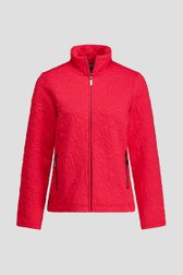 Productfoto 1 van Rood vestje met bladermotief door Signature voor Dames