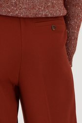 Roodbruine wijde broek van Libelle voor Dames
