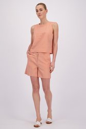 Vidéo de Short en lin orange de Liberty Island pour Femmes