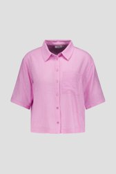 Productfoto 1 van Roze blouse met korte mouwen door Libelle voor Dames