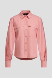 Productfoto 1 van Roze blouse met lange mouwen door AC by Annelien Coorevits voor Dames