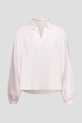 Productfoto 1 van Roze blouse met V-hals door D'Auvry voor Dames