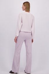 Extra foto 2 van Roze broek met suèdelook door D'Auvry voor Dames