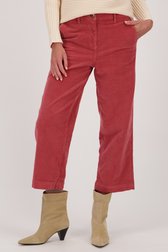 Roze corduroy broek - 7/8 lengte van Liberty Loving nature voor Dames