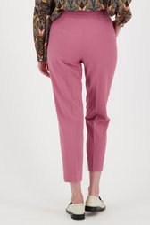 Roze geklede broek  van More & More voor Dames