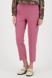 Roze geklede broek  van More & More voor Dames