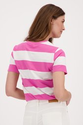 Roze gestreept T-shirt van JDY voor Dames