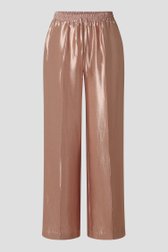 Productfoto 1 van Roze glanzende broek met wijde pijpen door Yest Curve voor Dames
