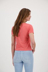 Roze, glinsterend T-shirt  van JDY voor Dames