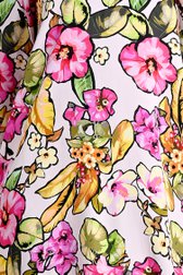 Roze kleedje met bloemenprint van Bicalla voor Dames