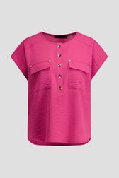Productfoto 1 van Roze mouwloze blouse door Claude Arielle voor Dames