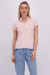 Voorkant van Roze polo met korte mouwen door Superdry voor Dames