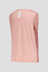 Roze top met pailletten van More & More voor Dames