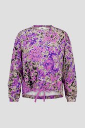 Roze trui met tie-dye motief van Louise voor Dames