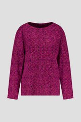 Roze truitje met oranje-zwarte patroon van Signature voor Dames