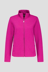 Roze vest met structuur van Signature voor Dames